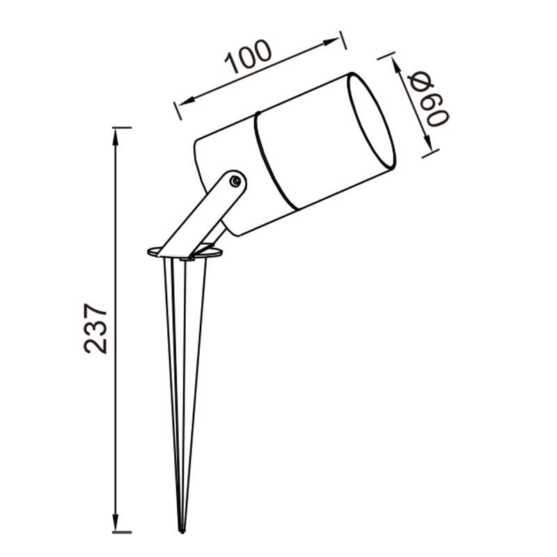 Грунтовый светильник Mantra 9287