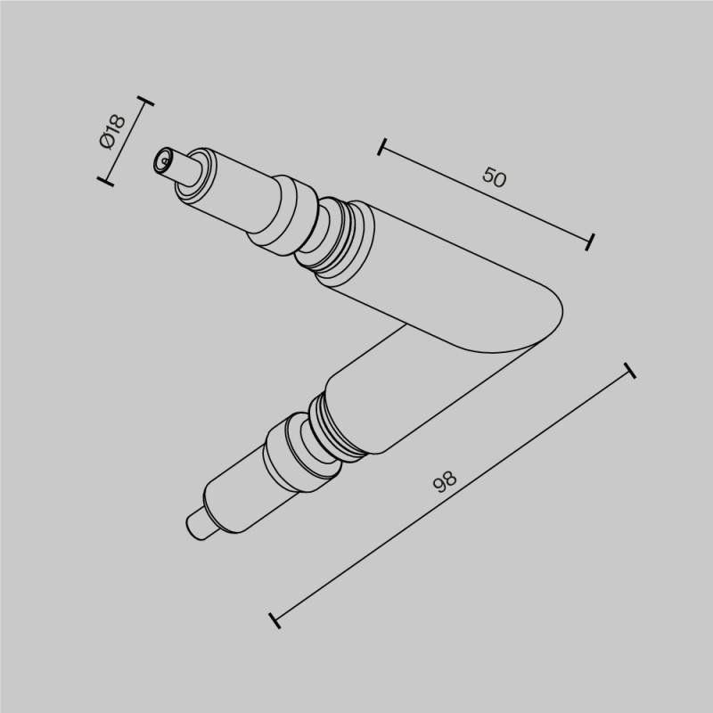 Коннектор Maytoni Technical CA006EC-B