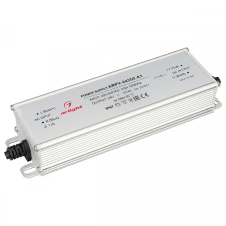 Блок питания Arlight ARPV 250W, 24V, IP67, Металл ARPV-24250-A1