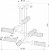 Люстра на штанге Eurosvet Oriens 60166/8 латунь