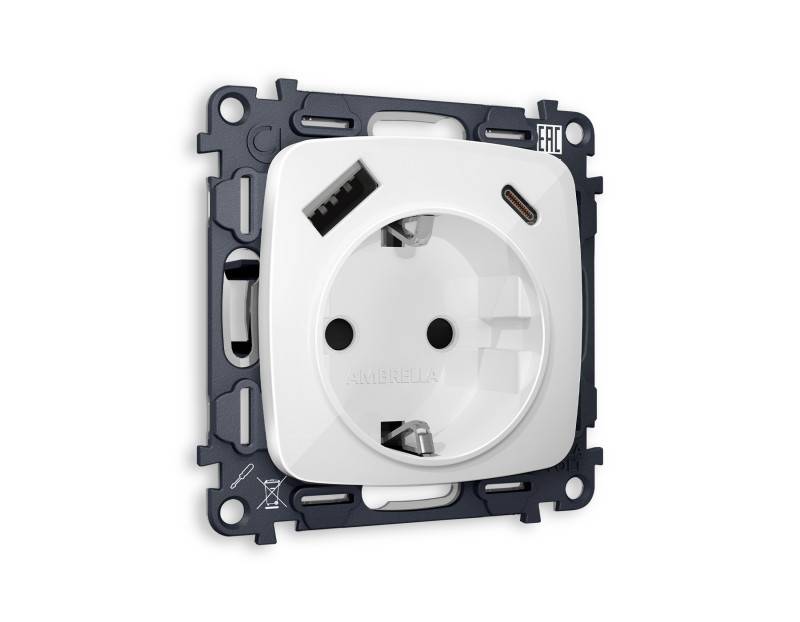 Розетка Ambrella Volt MO110010