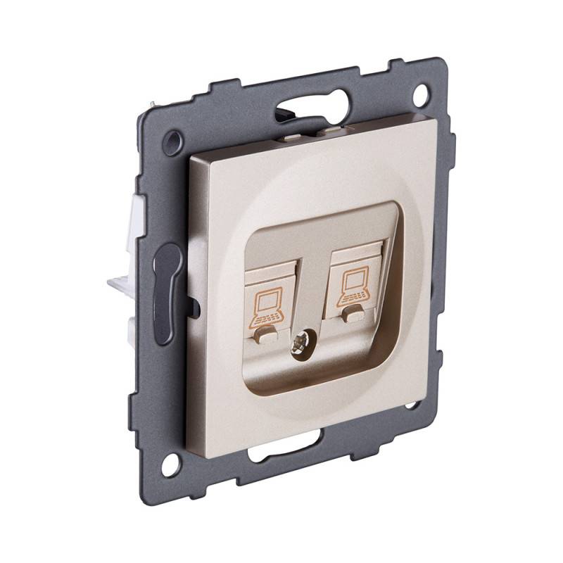 Розетка KOLLINGER REA-015GD