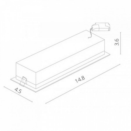 Встраиваемый светильник Arte Lamp Grill A3153PL-5BK