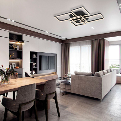 Накладная люстра LED4U L11003-5 BK