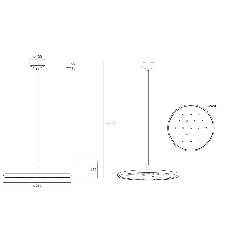 Подвесной светильник Mantra 9441