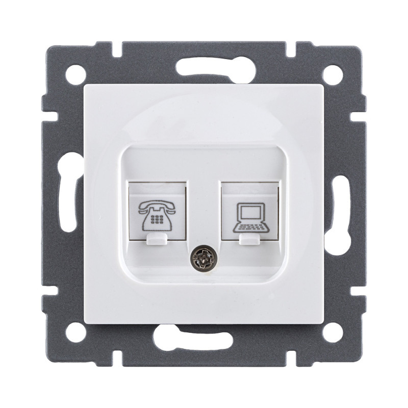 Розетка KOLLINGER REA-011WH