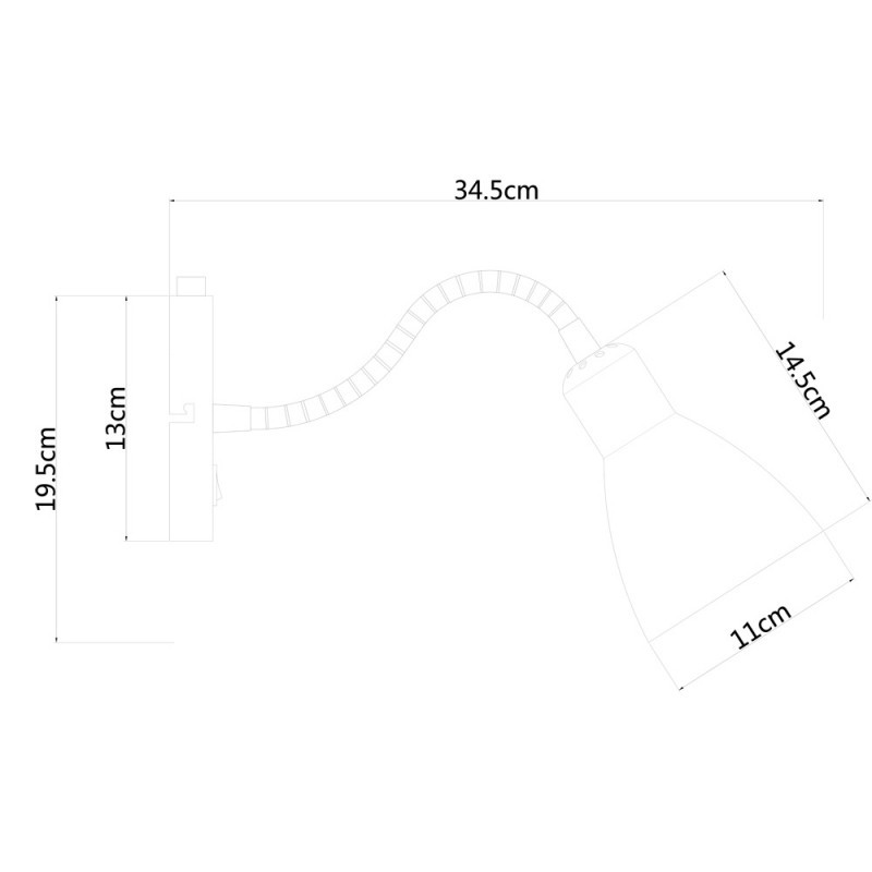 Бра ARTE Lamp A1408AP-1AB