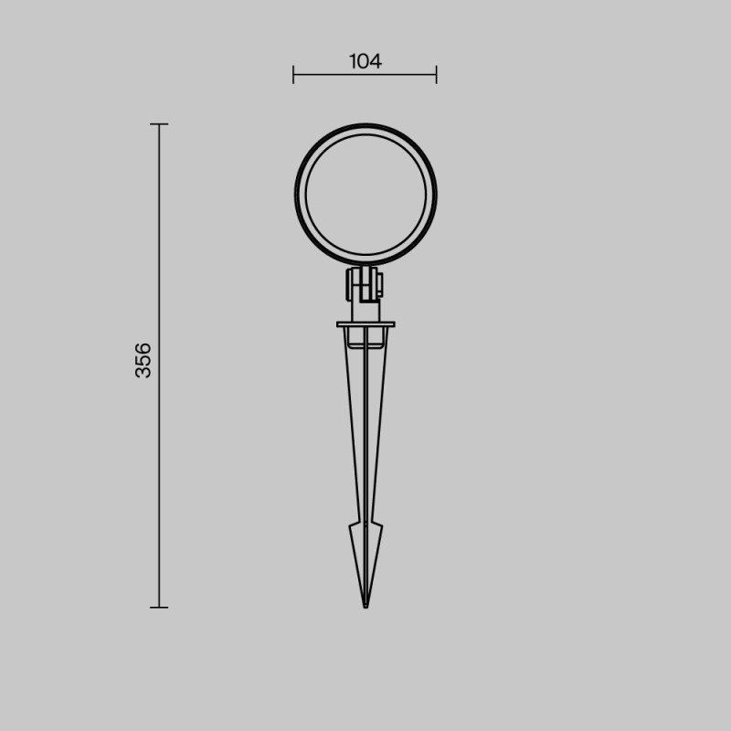 Грунтовый светильник Maytoni O495FL-L25B3K