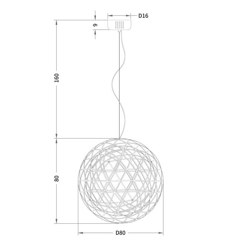 Подвесная люстра Divinare 1030/02 SP-162
