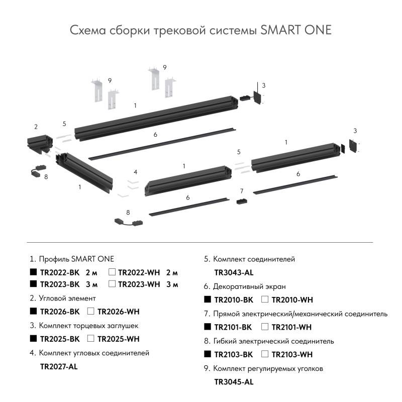 Профиль для шинопроводов Denkirs TR3044-AL