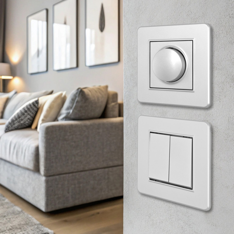 Выключатель Arte Milano SET16-1-30-2 silver