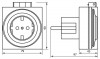 Розетка Feron 23204