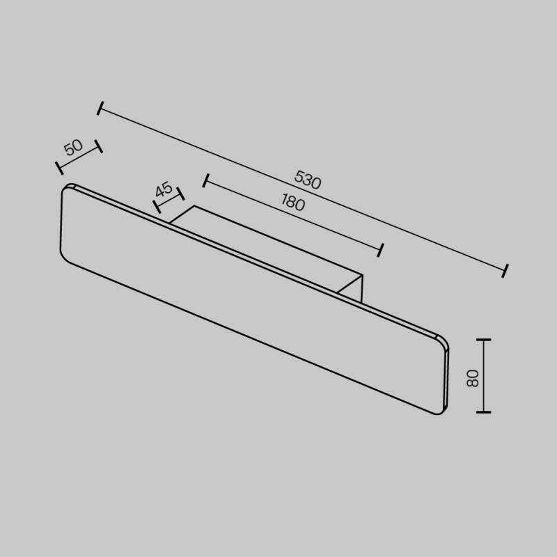 Бра Maytoni C81WL-18W3K-B