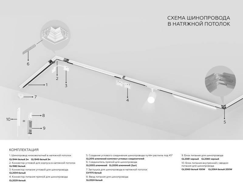 Шинопровод Ambrella Light GL1944