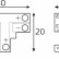 Соединитель лент T-образный жесткий Gauss Basic BT431