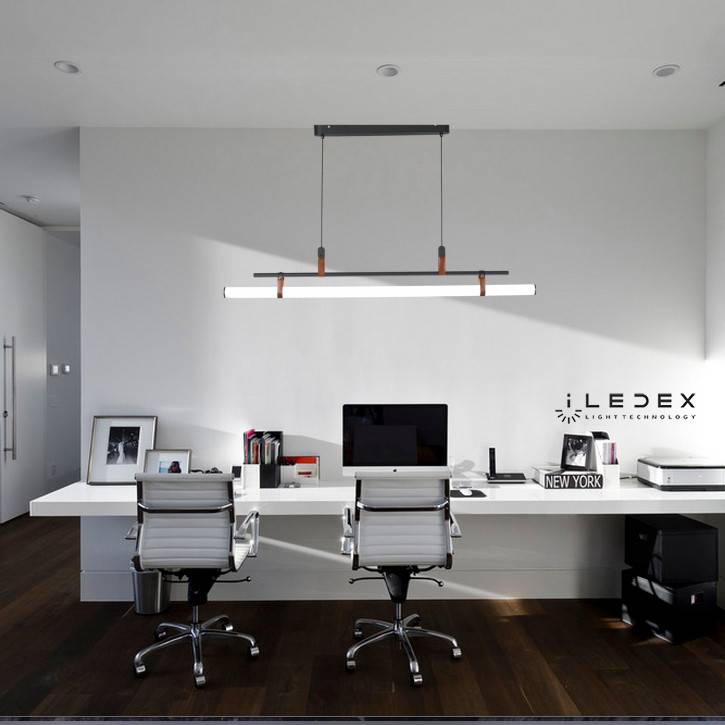 Подвесной светильник iLedex 9498P-32W-3000K BK-BR-WH