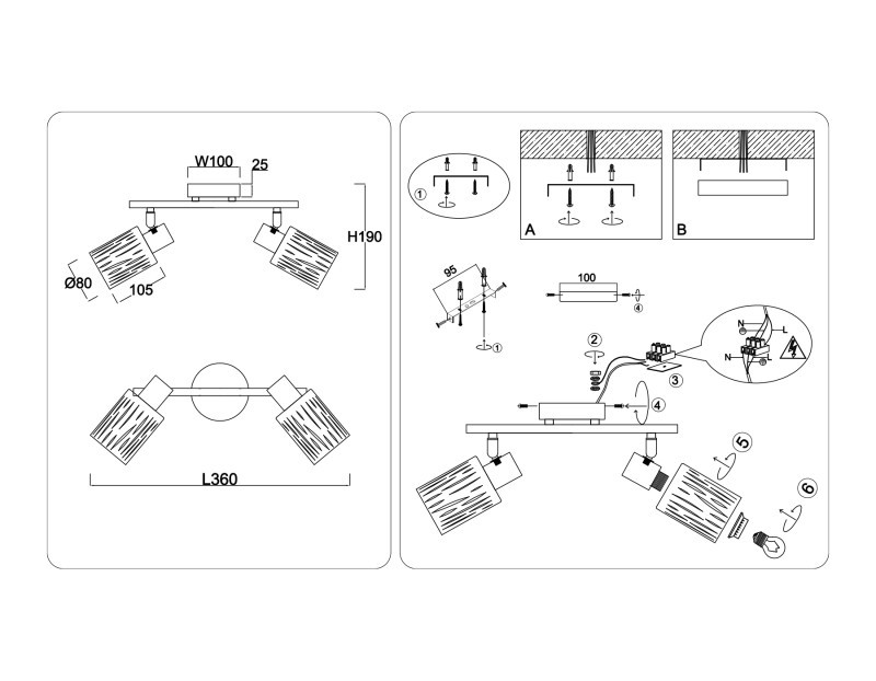 Спот Ambrella Light TR8668