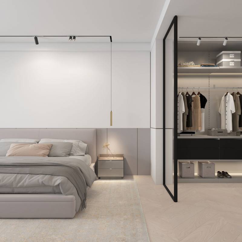 Светильник на шине Denkirs DK8012-BK