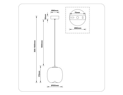 Подвесной светильник Ambrella Light LH11091