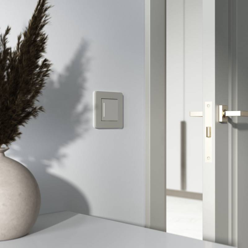 Выключатель Werkel W4513641 дымчатый