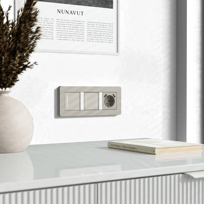 Выключатель Werkel W4513641 дымчатый