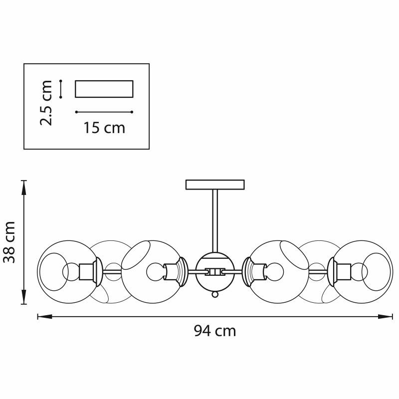 Люстра на штанге Lightstar 785067