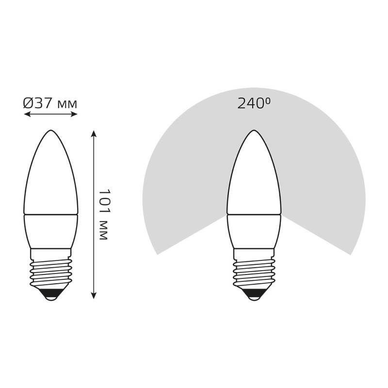 Светодиодная лампа Gauss 33216