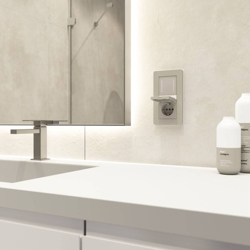 Выключатель Werkel W4522014 дымчатый