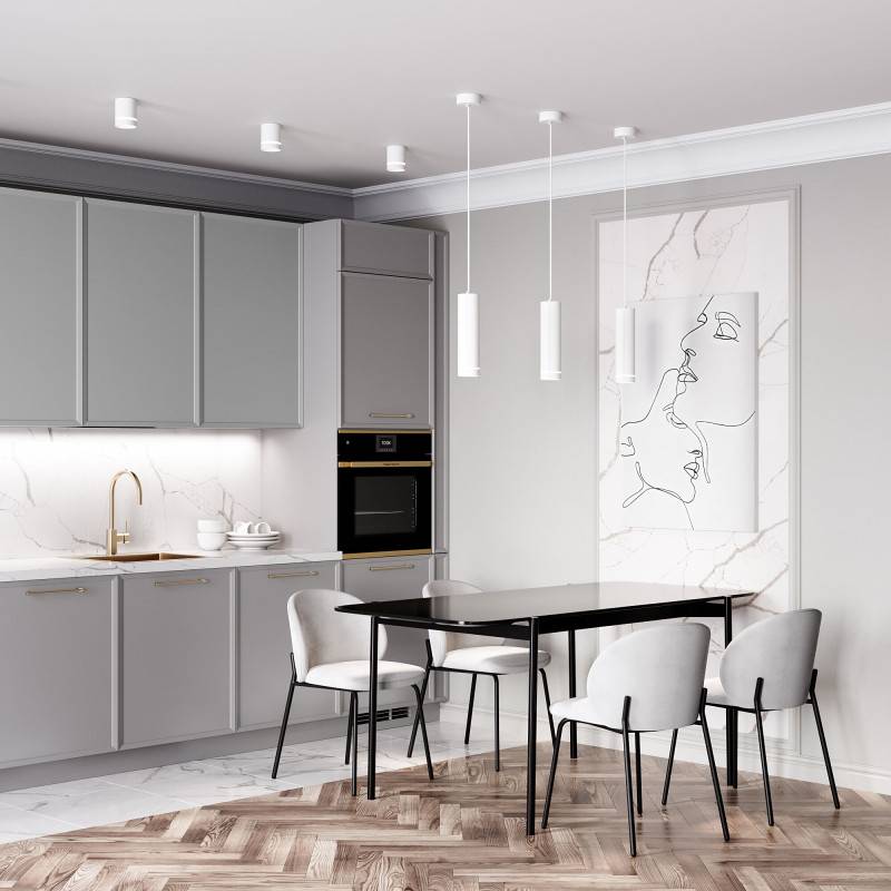 Подвесной светильник Elektrostandard DLR023 12W 3000K белый матовый