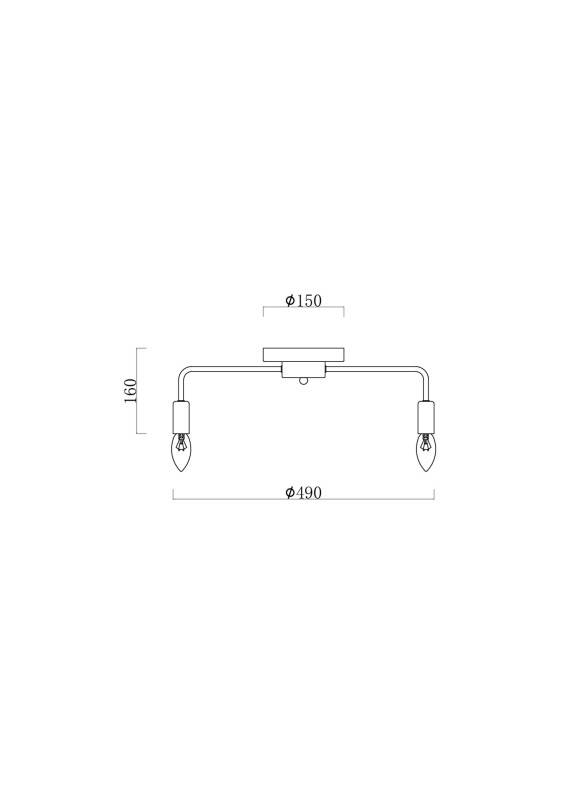 Накладная люстра Freya FR4010CL-05GB