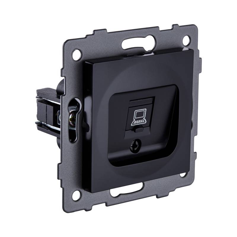 Розетка KOLLINGER REA-018BK