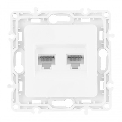 Розетка Arte Milano 217.45-2.white