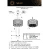 Подвесная люстра APLOYT APL.861.03.12
