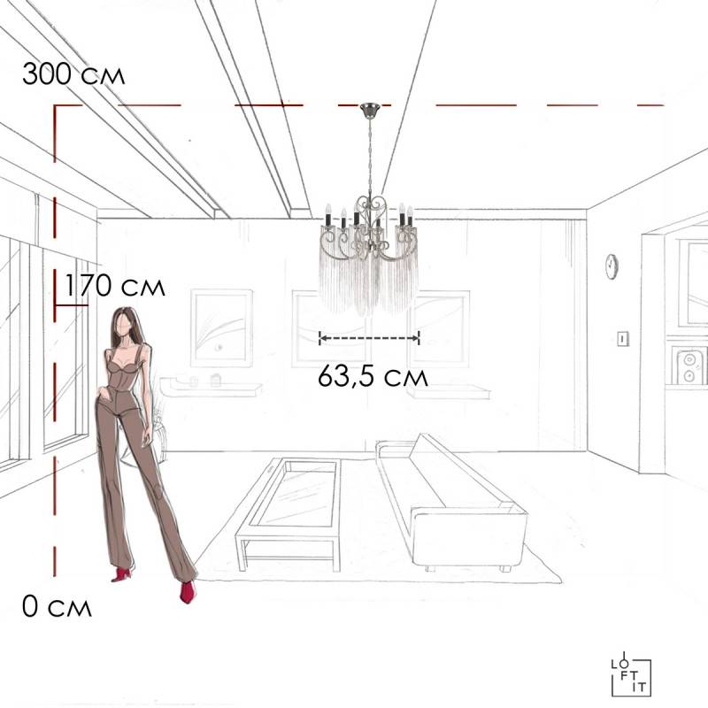 Подвесная люстра LOFT IT 10405/6