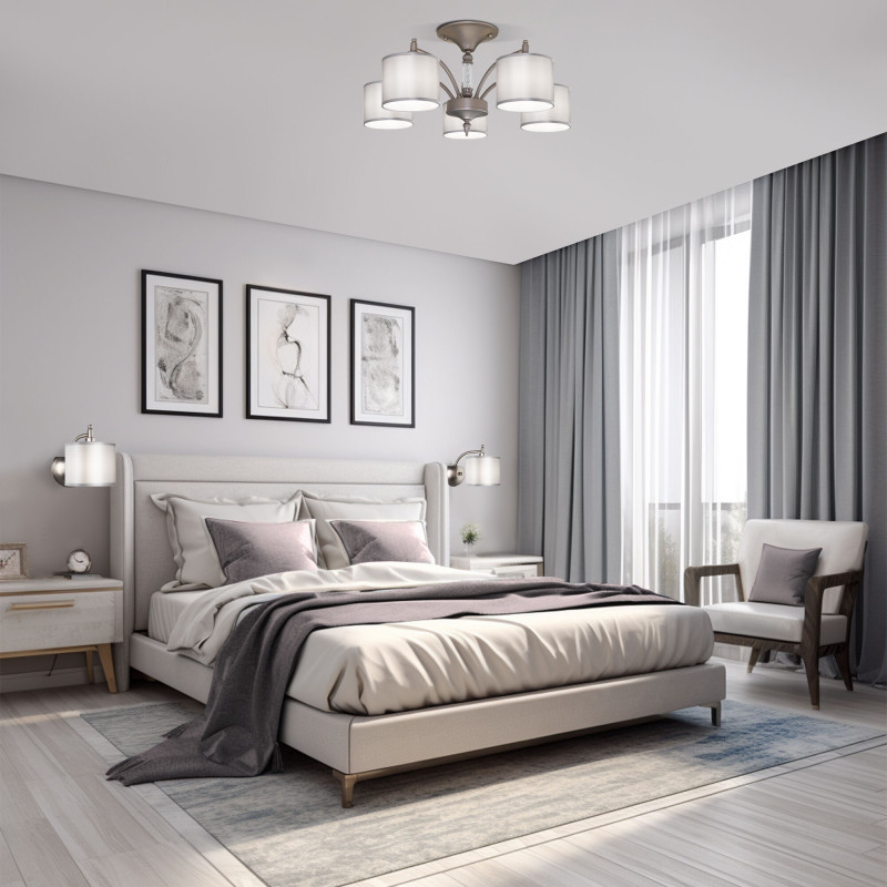 Бра Eurosvet 60080/1 сатин-никель