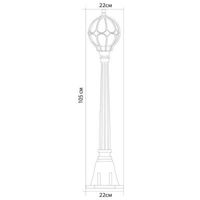 Садово-парковый светильник Feron 11375
