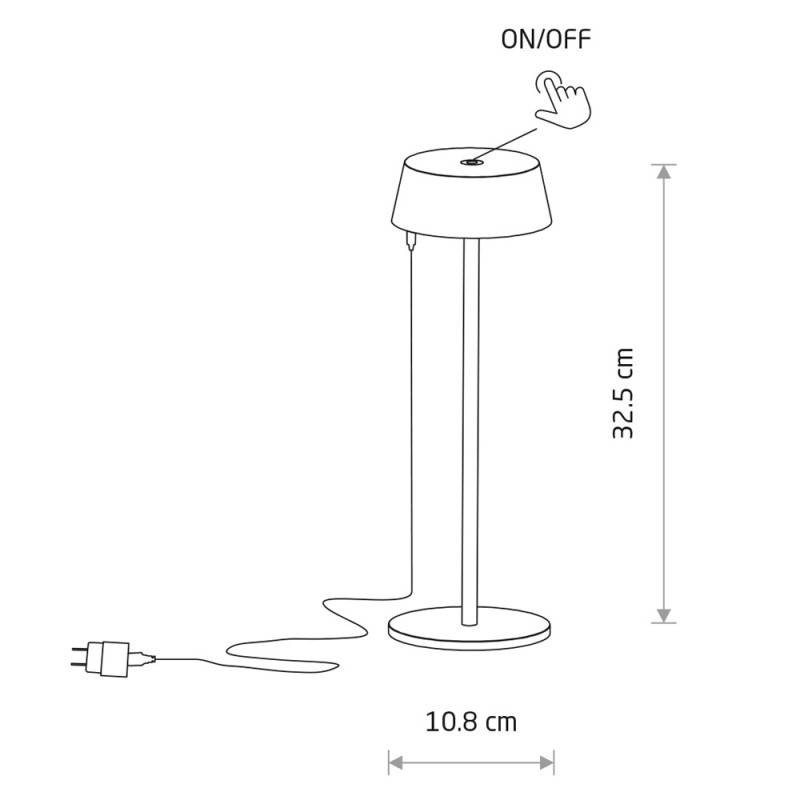 Уличный настольный светильник Nowodvorski 11534