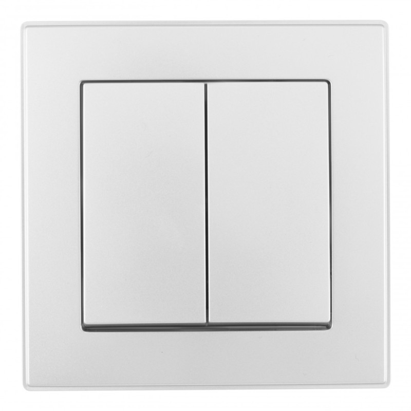 Выключатель Arte Milano SET06-1-30-2 silver