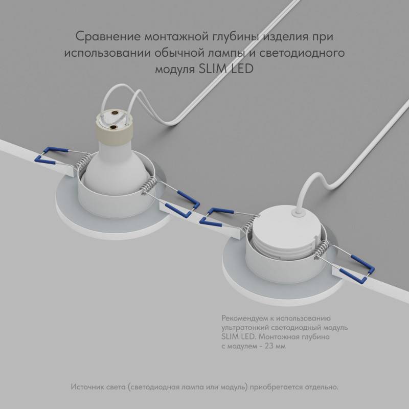 Влагозащищенный светильник Denkirs DK2036-WH