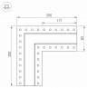 Соединитель угловой L-образный накладной Arlight S-LUX 30097