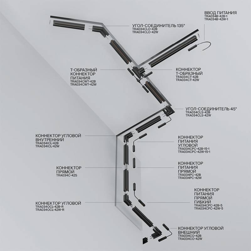 Шинопровод Maytoni Technical TRX034-423B