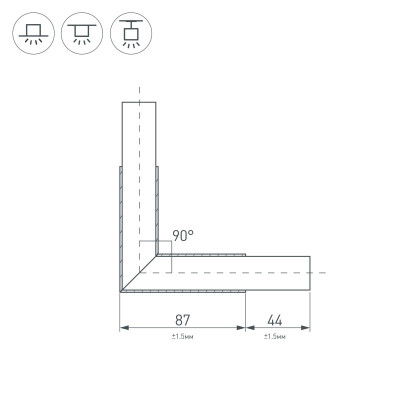 Соединитель профиля Arlight 026133