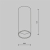Накладной светильник Maytoni Technical C056CL-L12W2.7K-W-PT