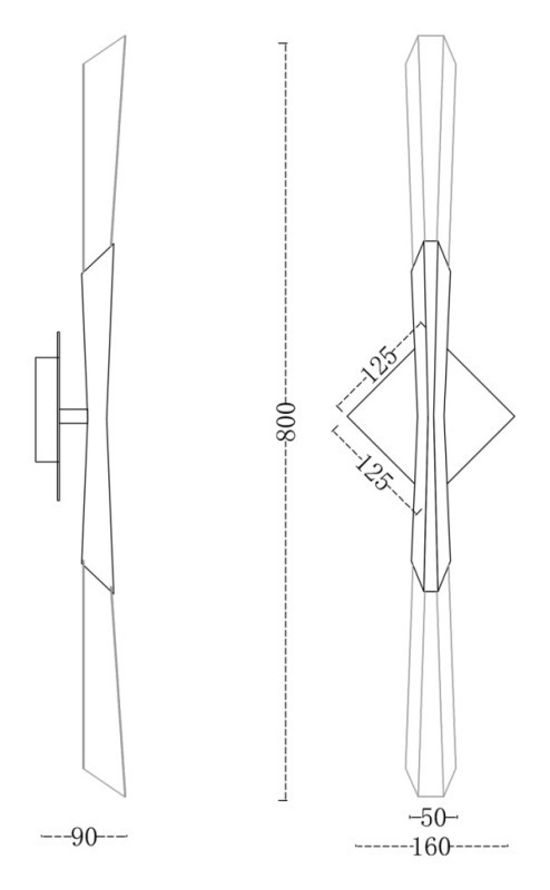 Бра Fluorite FL1167-2W