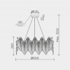 Подвесная люстра MODELUX ML.2293.600 GD