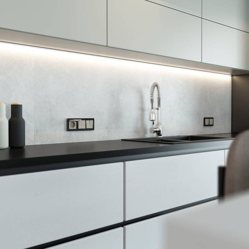 Выключатель Werkel W1223004 дымчатый