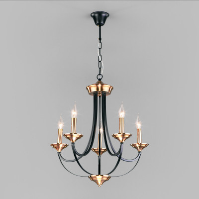 Подвесная люстра Eurosvet 60098/5 черный