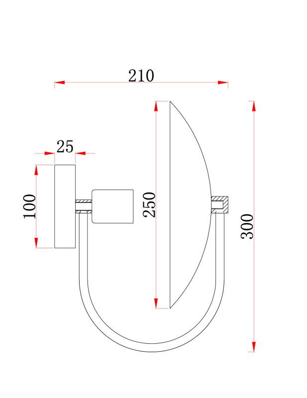 Бра Freya FR5320WL-01B
