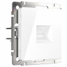Розетка Ethernet RJ-45 без рамки Werkel белый W1181001