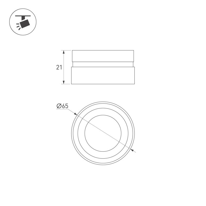 Кольцо Arlight 057121